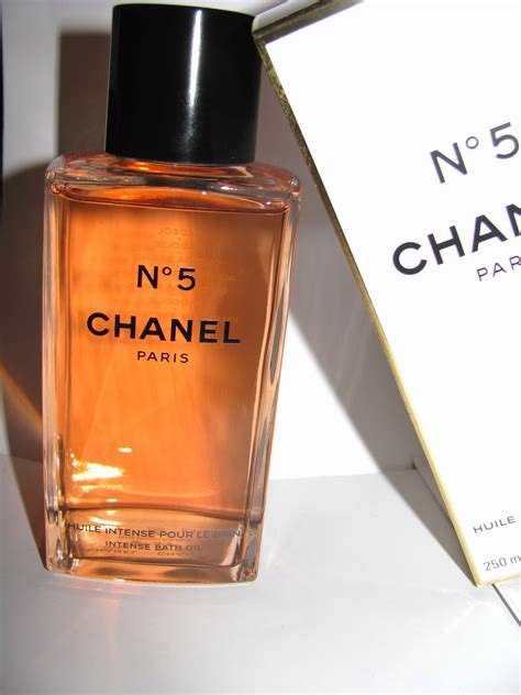 chanel no 5 intense bath oil 250ml|Chanel number 5 body oil.